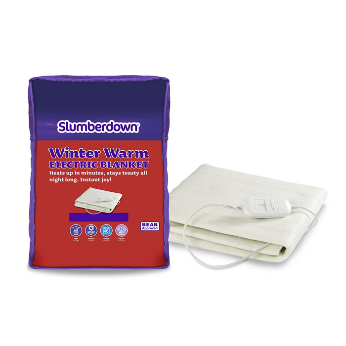 Slumberdown Winter Warm Electric Blanket & Reviews Wayfair.co.uk